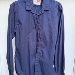 Scotch & Soda Navy Button Down Shirt